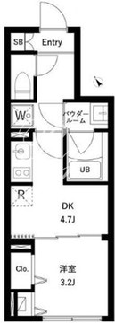 WHARF大井町west 202 間取り図