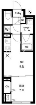 WHARF大井町west 203 間取り図