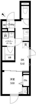 WHARF大井町west 205 間取り図