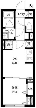 WHARF大井町west 206 間取り図
