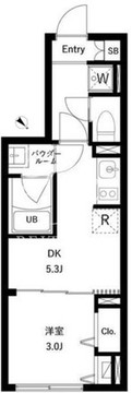 WHARF大井町west 207 間取り図