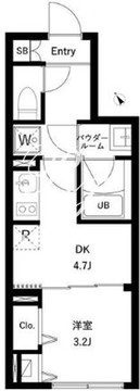 WHARF大井町west 402 間取り図