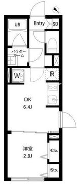 WHARF大井町west 404 間取り図