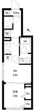 WHARF大井町west 406 間取り図