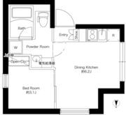 エスポワール門前仲町 501 間取り図