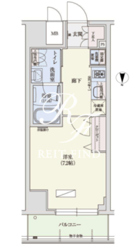 アーバネックス秋葉原イースト 405 間取り図