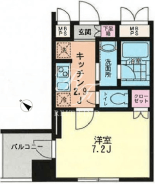 プライムアーバン目黒青葉台 503 間取り図