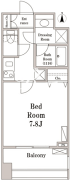 パークハビオ京橋 903 間取り図