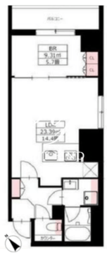 ニフィット日本橋横山町 601 間取り図