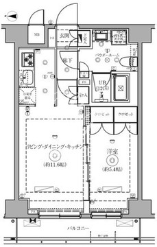 セジョリ墨田イースト3 202 間取り図