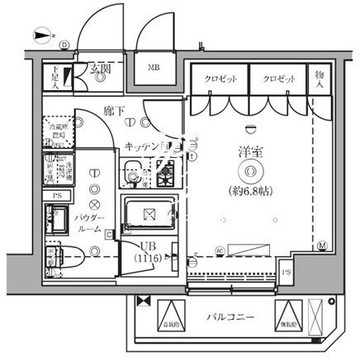 セジョリ墨田イースト3 509 間取り図