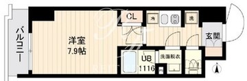 ストーリア三田 503 間取り図