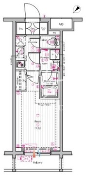 ザ・プレミアムキューブG東中野 127 間取り図