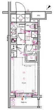 ザ・プレミアムキューブG東中野 125 間取り図