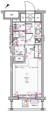 ザ・プレミアムキューブG東中野 128 間取り図