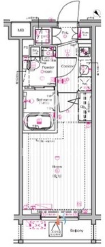 ザ・プレミアムキューブG東中野 103 間取り図