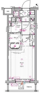 ザ・プレミアムキューブG東中野 203 間取り図