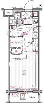 ザ・プレミアムキューブG東中野 403 間取り図
