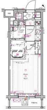 ザ・プレミアムキューブG東中野 405 間取り図