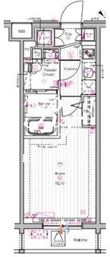ザ・プレミアムキューブG東中野 505 間取り図