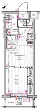 ザ・プレミアムキューブG東中野 216 間取り図