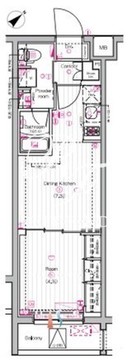 ザ・プレミアムキューブG東中野 224 間取り図