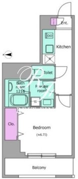 N-flats板橋 808 間取り図