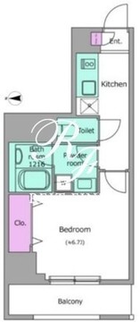 N-flats板橋 908 間取り図