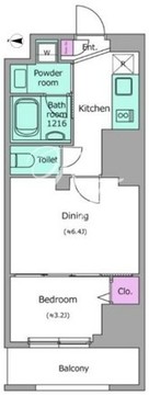 N-flats板橋 305 間取り図