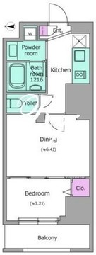 N-flats板橋 805 間取り図