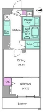 N-flats板橋 606 間取り図