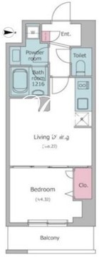 N-flats板橋 503 間取り図