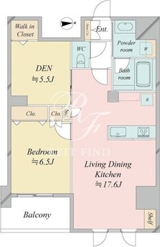 N-flats板橋 1001 間取り図