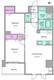 N-flats板橋 1201 間取り図
