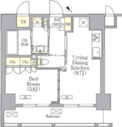 オルサス三ノ輪 406 間取り図
