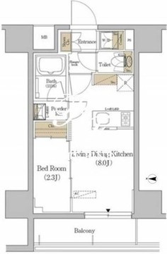 アーバネックス森下ウエスト 1003 間取り図