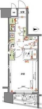 ハーモニーレジデンス両国テラス 802 間取り図