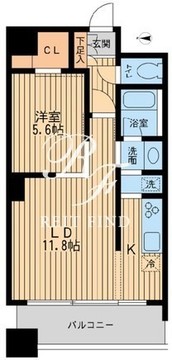 ドゥーエ清澄白河 402 間取り図