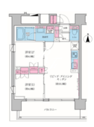 レジディア品川シーサイド 905 間取り図