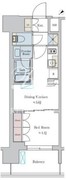ブリリアイスト大井町 303 間取り図