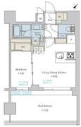 ブリリアイスト大井町 1404 間取り図 ?>