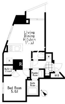 レジディア大森3 302 間取り図
