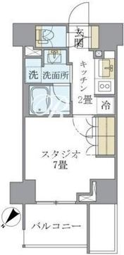 ラドゥセール巣鴨 305 間取り図
