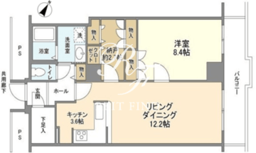 トルナーレ日本橋浜町 2003 間取り図