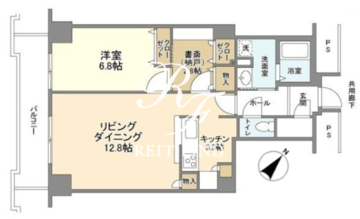 トルナーレ日本橋浜町 3512 間取り図