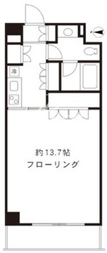 四谷デュープレックスD-R 412 間取り図