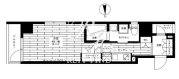 ステージグランデ亀戸アジールコート 1001 間取り図