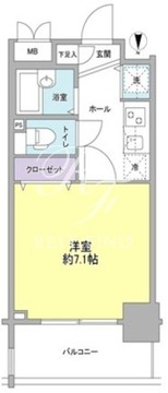 ガーラプレイス新宿御苑 402 間取り図