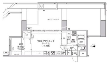 アイルプレミアム押上ノルド 606 間取り図