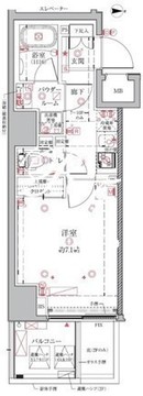 クレイシアIDZ浅草 602 間取り図